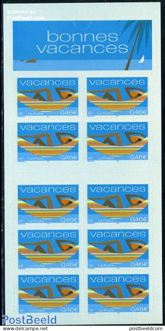 France 2002 Holidays Foil Booklet, Mint NH, Various - Stamp Booklets - Tourism - Neufs