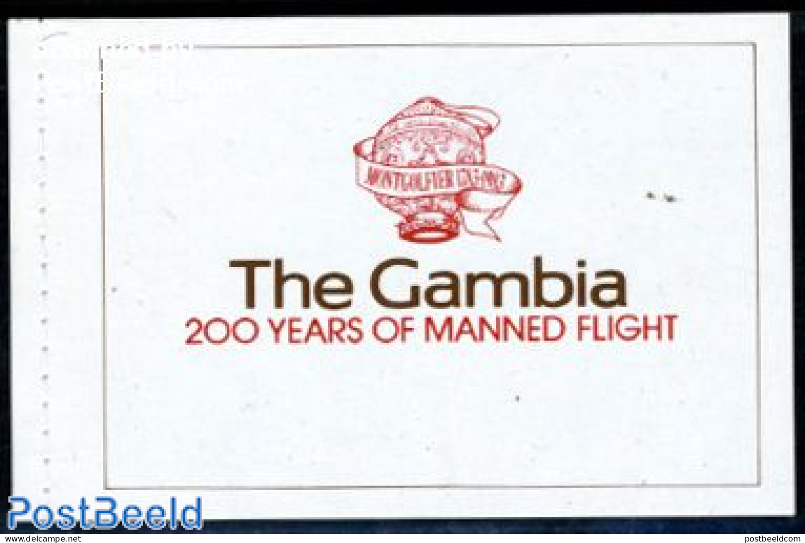 Gambia 1983 200 Years Aviation Booklet, Mint NH, History - Transport - Flags - Stamp Booklets - Balloons - Aircraft & .. - Sin Clasificación