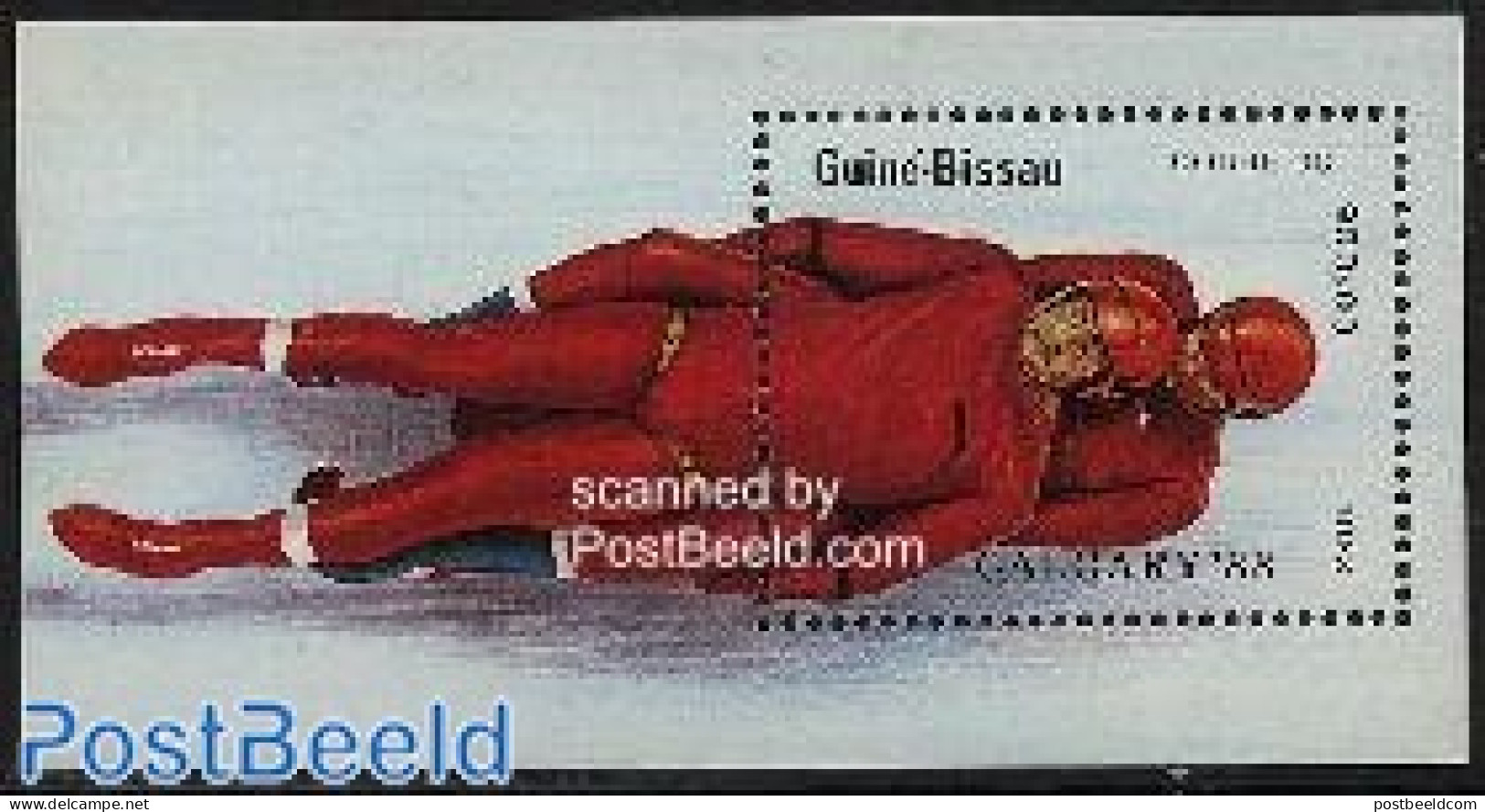 Guinea Bissau 1988 Olympic Winter Games S/s, Mint NH, Sport - (Bob) Sleigh Sports - Olympic Winter Games - Inverno