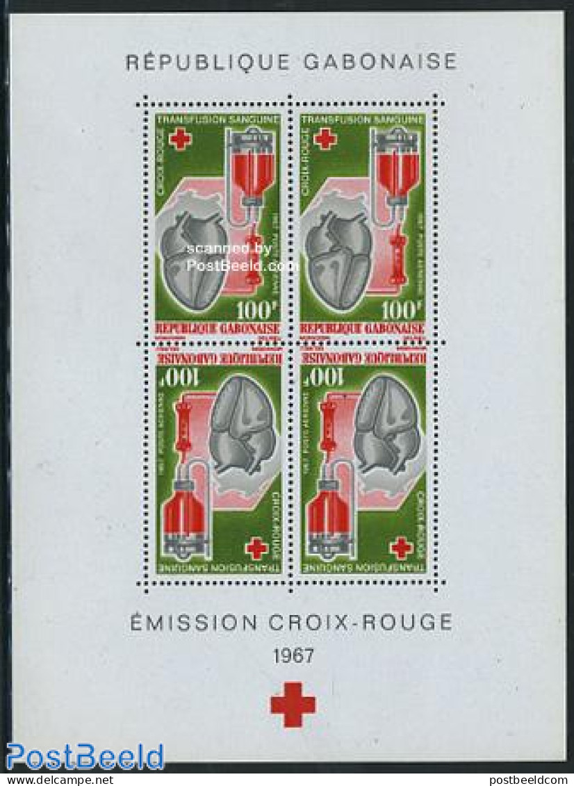 Gabon 1967 Red Cross S/s, Mint NH, Health - Red Cross - Neufs