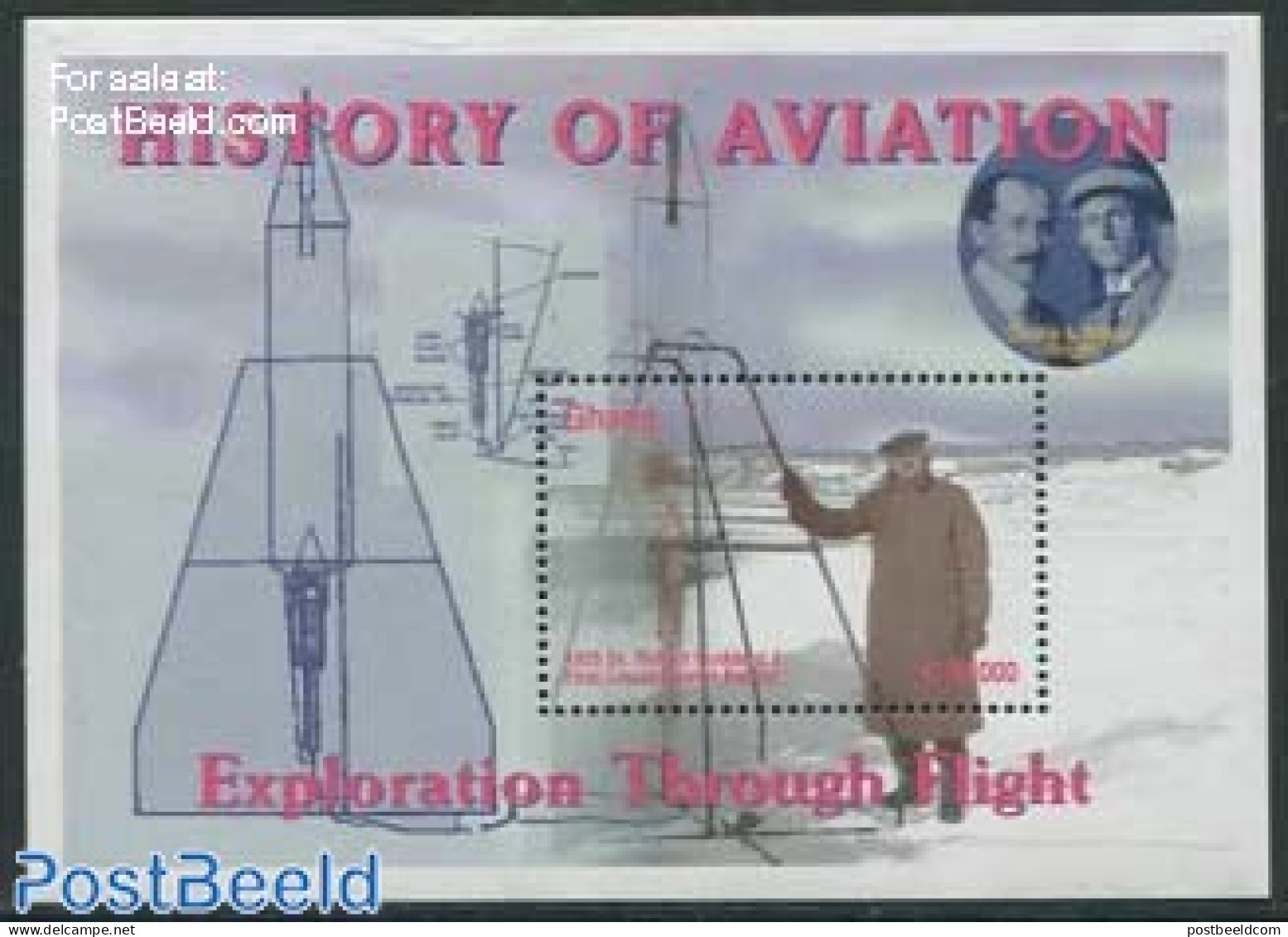 Ghana 2003 Wright Brothers S/s, Mint NH, Transport - Aircraft & Aviation - Vliegtuigen