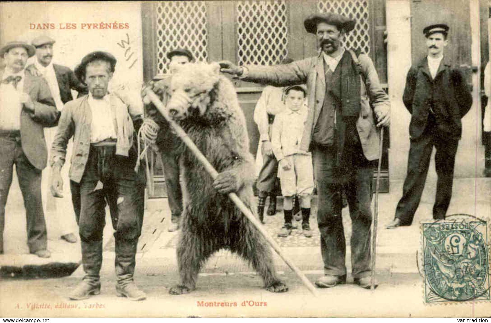 OURS  Carte Postale Des Pyrénées -  Montreurs D'Ours - L 152043 - Bears