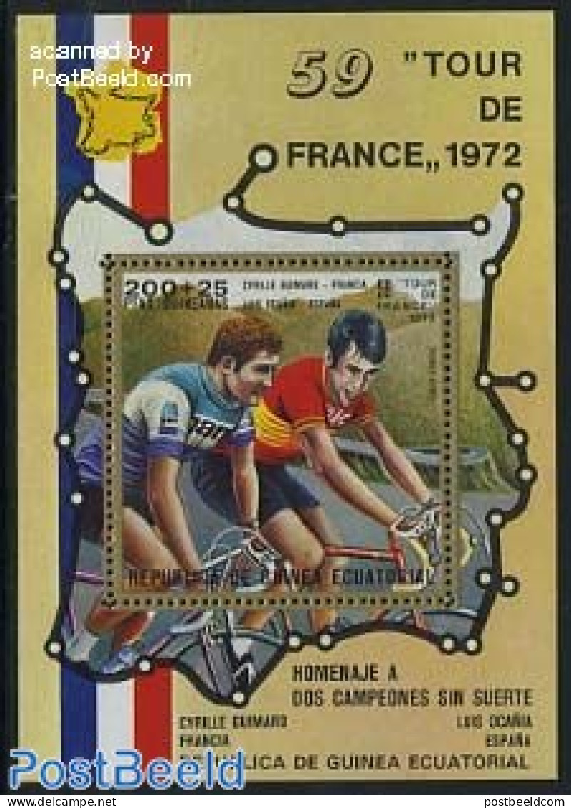 Equatorial Guinea 1972 Tour De France S/s, Mint NH, Sport - Cycling - Sport (other And Mixed) - Wielrennen