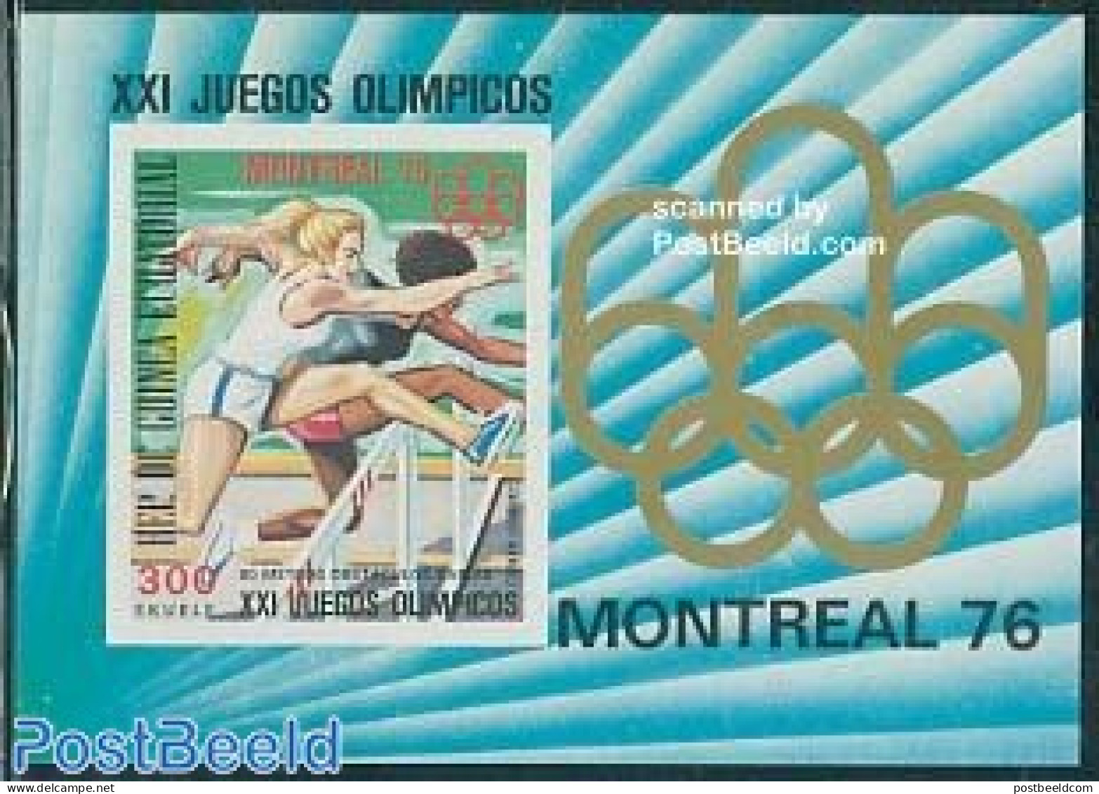 Equatorial Guinea 1976 Olympic Games S/s Imperforated, Mint NH, Sport - Athletics - Olympic Games - Leichtathletik