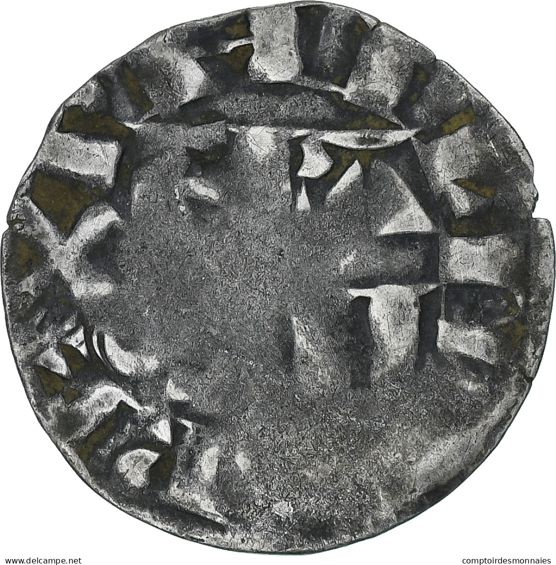 France, Philippe II Auguste, Denier Parisis, 1180-1223, Arras, Billon, TB+ - 1180-1223 Philippe II Auguste