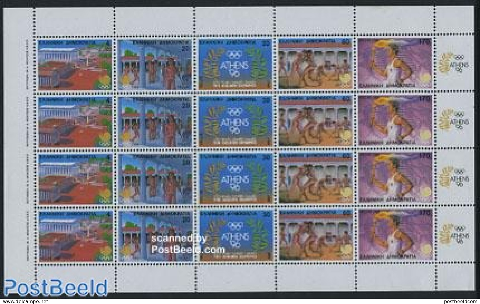 Greece 1988 Olympic Games M/s (= 4 Sets), Mint NH, Sport - Olympic Games - Nuevos