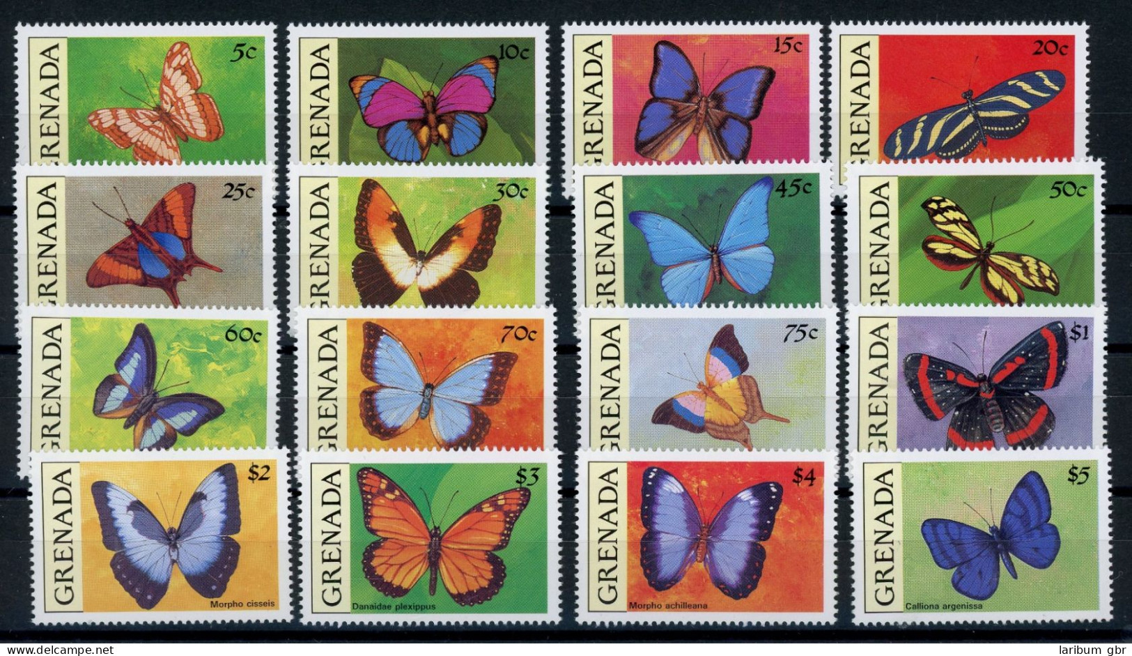 Grenada 2215-2230 Postfrisch Schmetterling #HF413 - Grenada (1974-...)