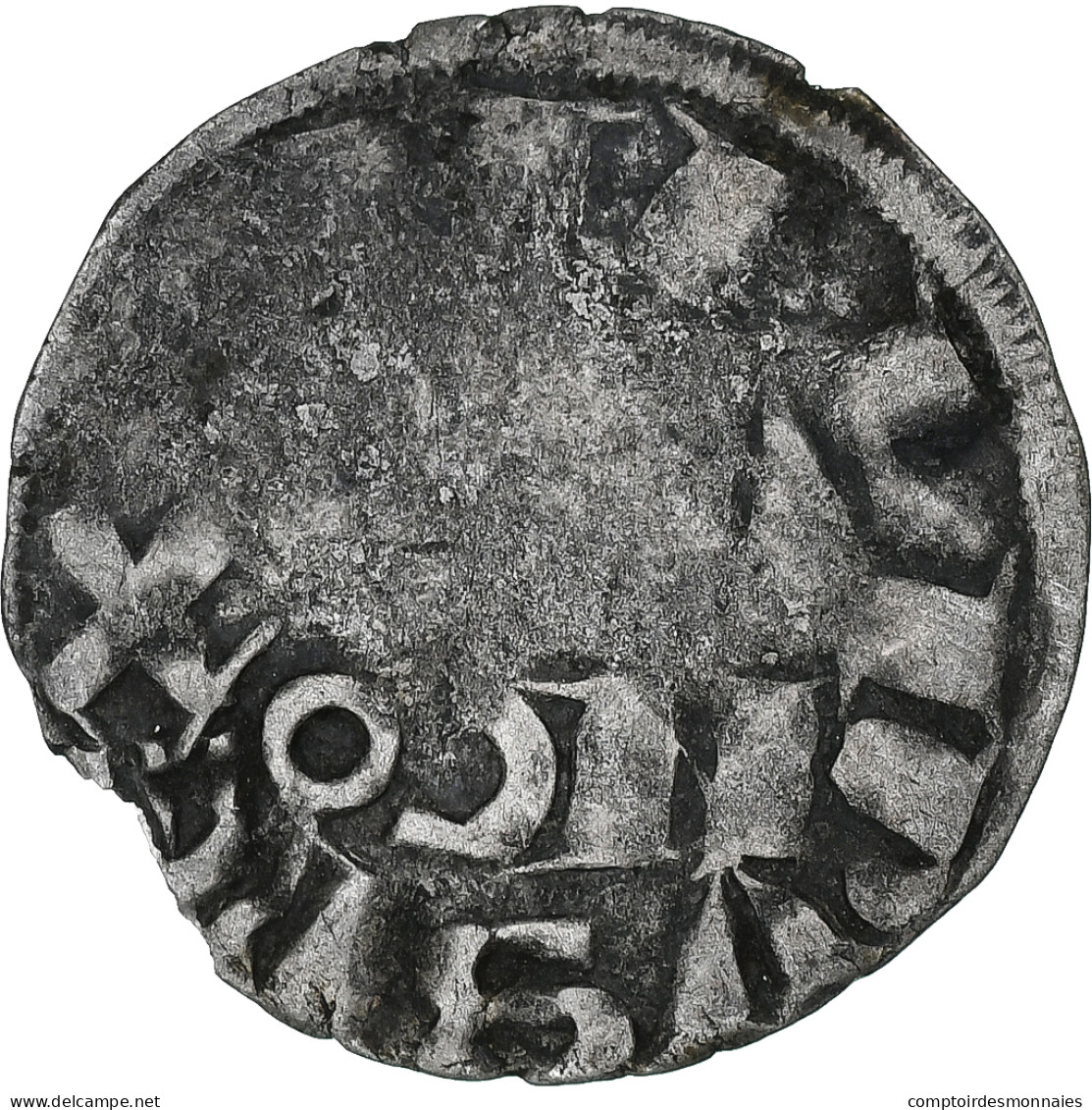 France, Philippe II Auguste, Denier Parisis, 1180-1223, Arras, Billon, TB+ - 1180-1223 Felipe II El Augusto