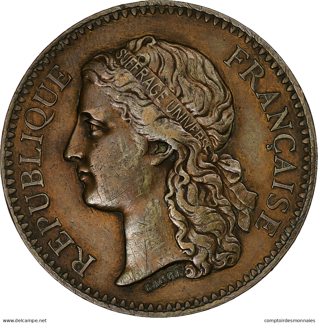 France, Médaille, Exposition Universelle De Paris, 1878, Bronze, TTB+ - Andere & Zonder Classificatie