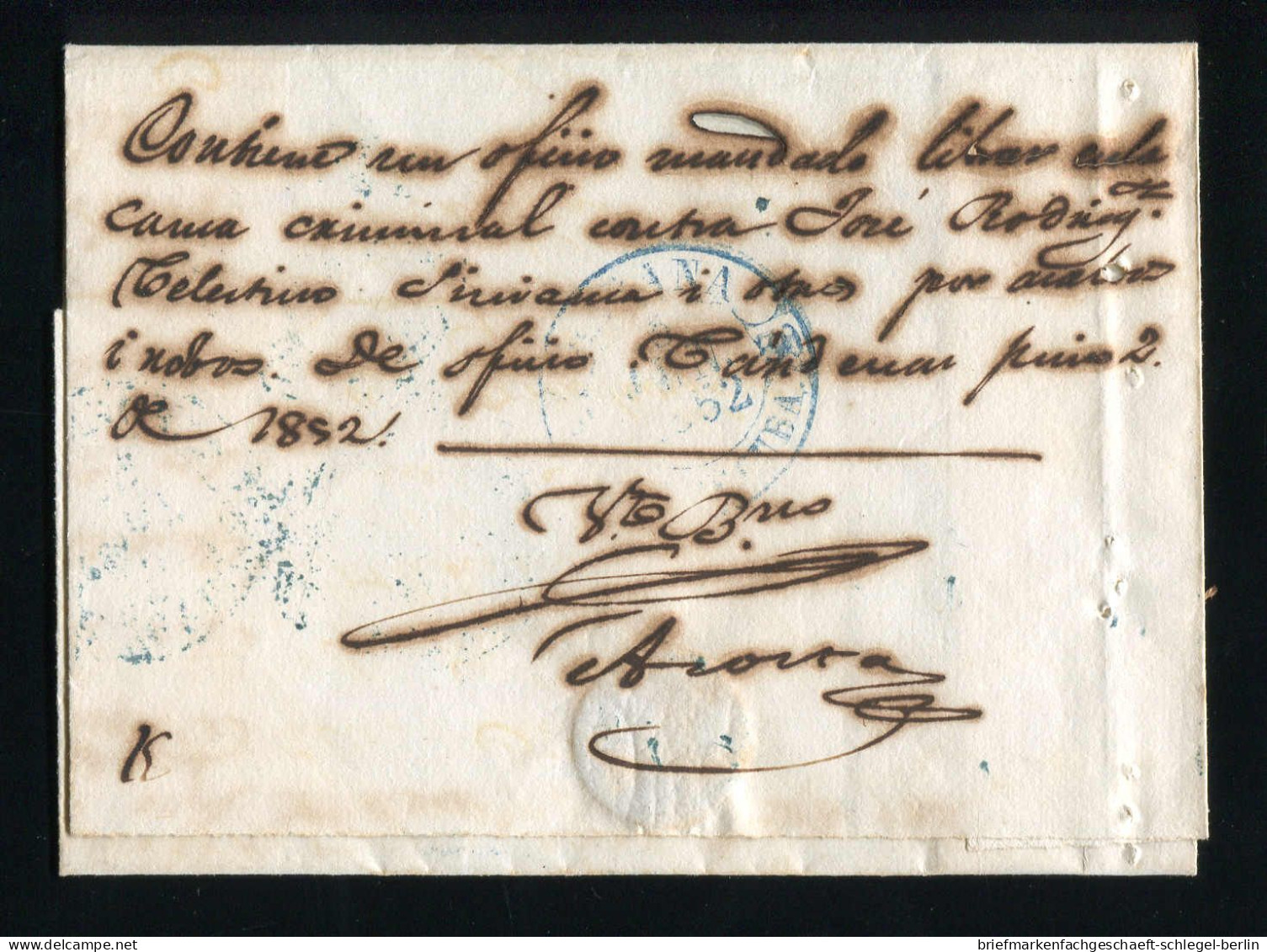 Cuba, 1852, Brief - Cuba