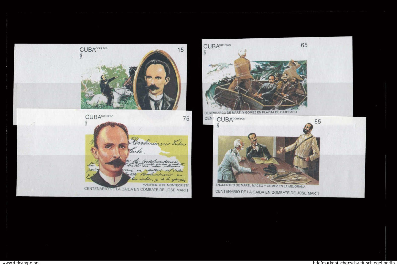 Cuba, 1995, 3817-21 U, Ohne Gummi - Kuba