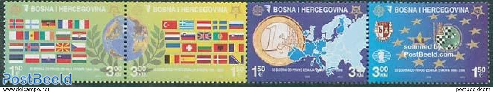 Bosnia Herzegovina 2005 50 Years Europa Stamps 4v [:::], Mint NH, History - Nature - Sport - Various - Europa Hang-on .. - European Ideas