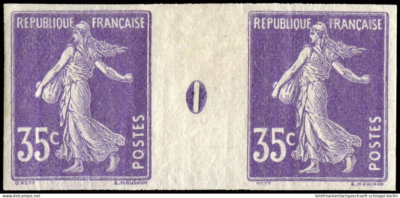 Frankreich, 1910, 121 ZS U, Ungebraucht - Other & Unclassified