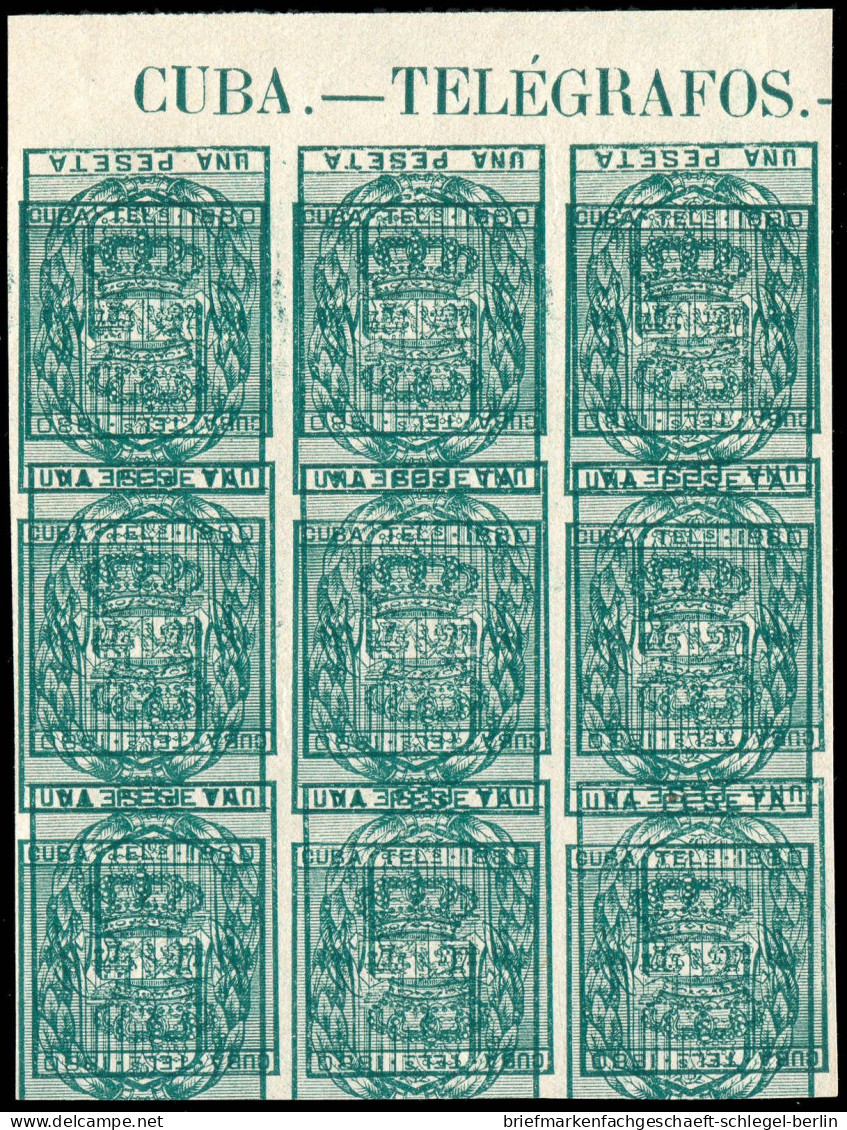 Cuba, 1878, 43 U (9), Ohne Gummi - Cuba