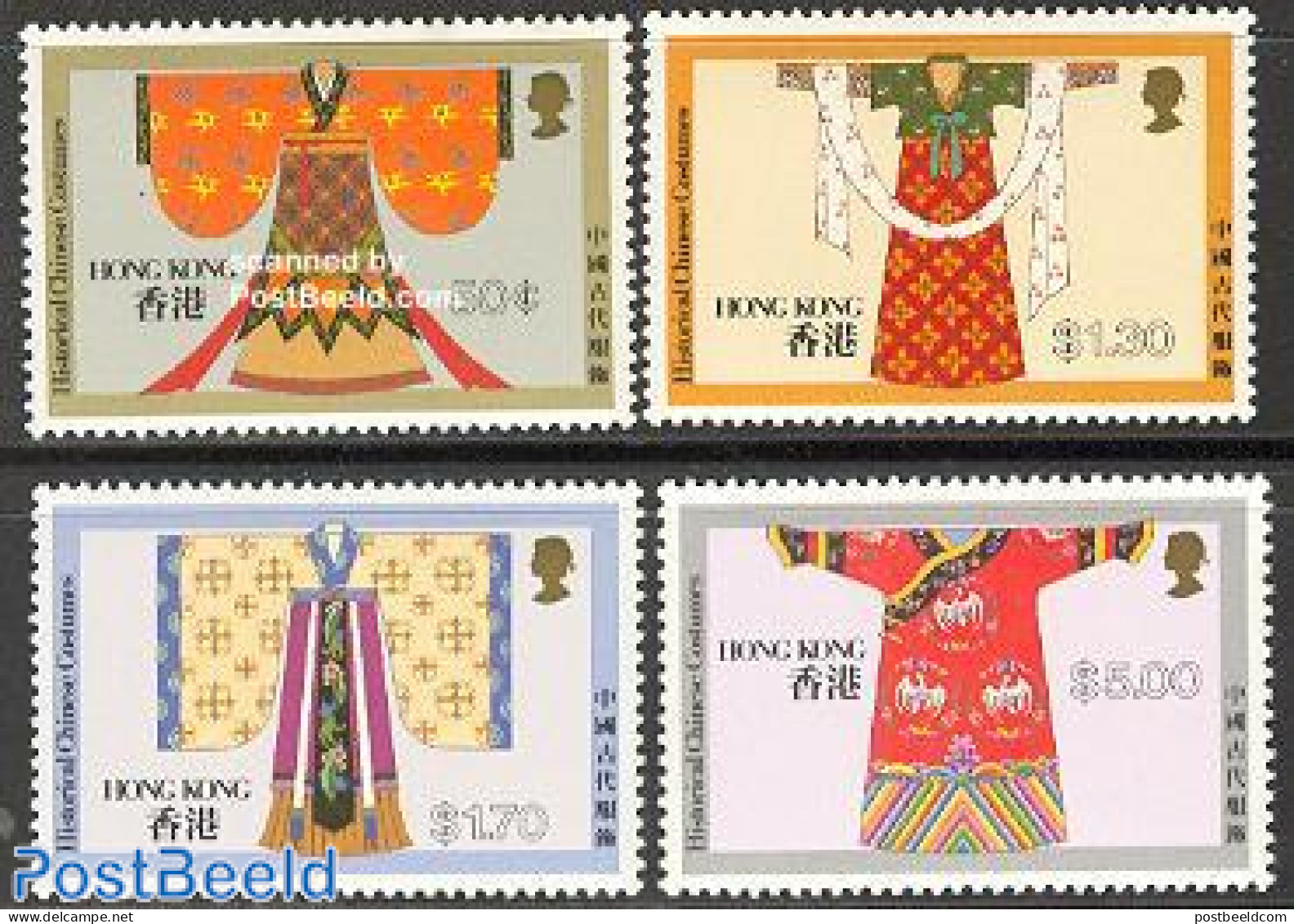 Hong Kong 1987 Costumes 4v, Mint NH, Various - Costumes - Nuevos