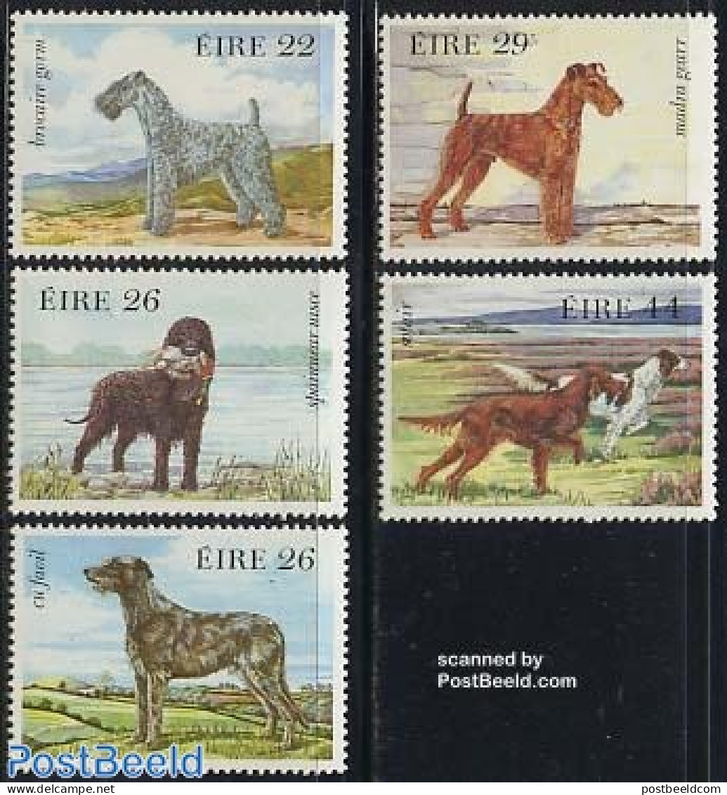 Ireland 1983 Dogs 5v, Mint NH, Nature - Dogs - Nuovi