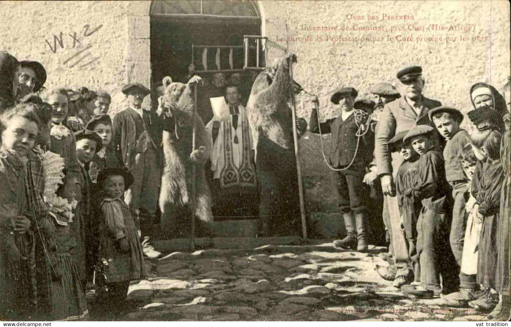 OURS - Carte Postale De Cominac Près De Oust ( Haute Arège ) - Le Curé Protégé Par Les Ours - L 152044 - Bears