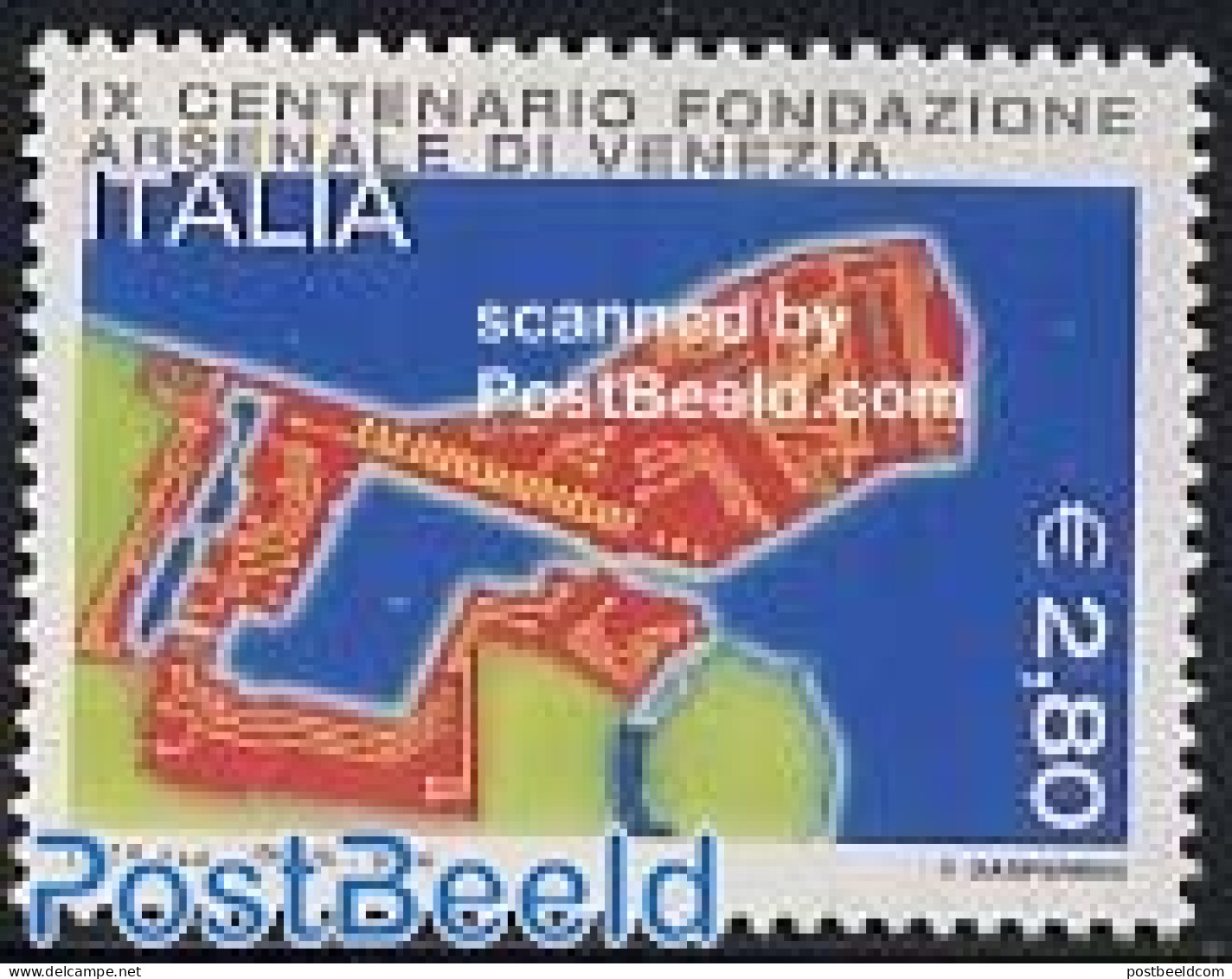 Italy 2004 Venice Arsenal 1v, Mint NH, Various - Maps - Altri & Non Classificati