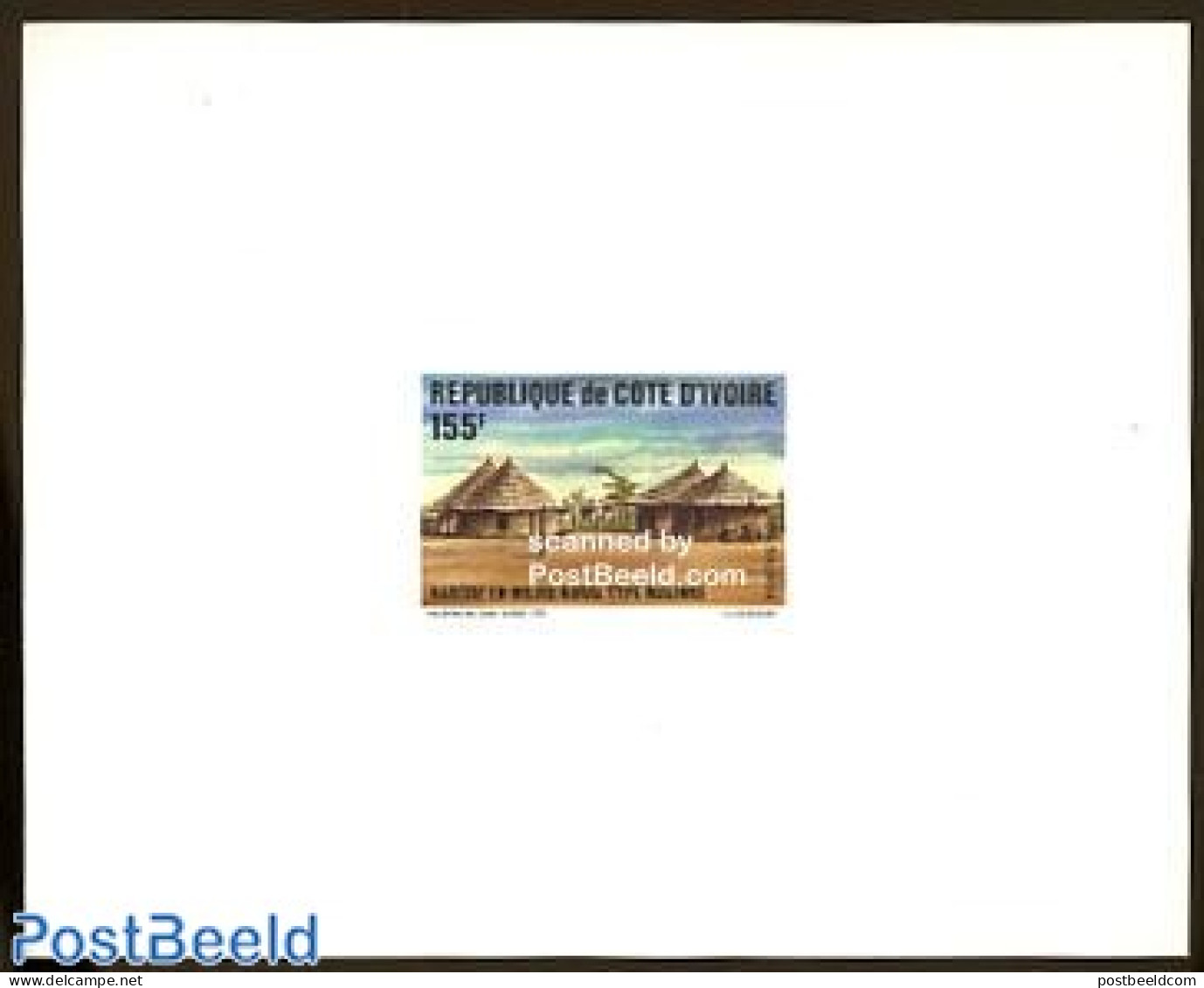 Ivory Coast 1990 Living On The Countryside Epreuve De Luxe, Mint NH - Unused Stamps