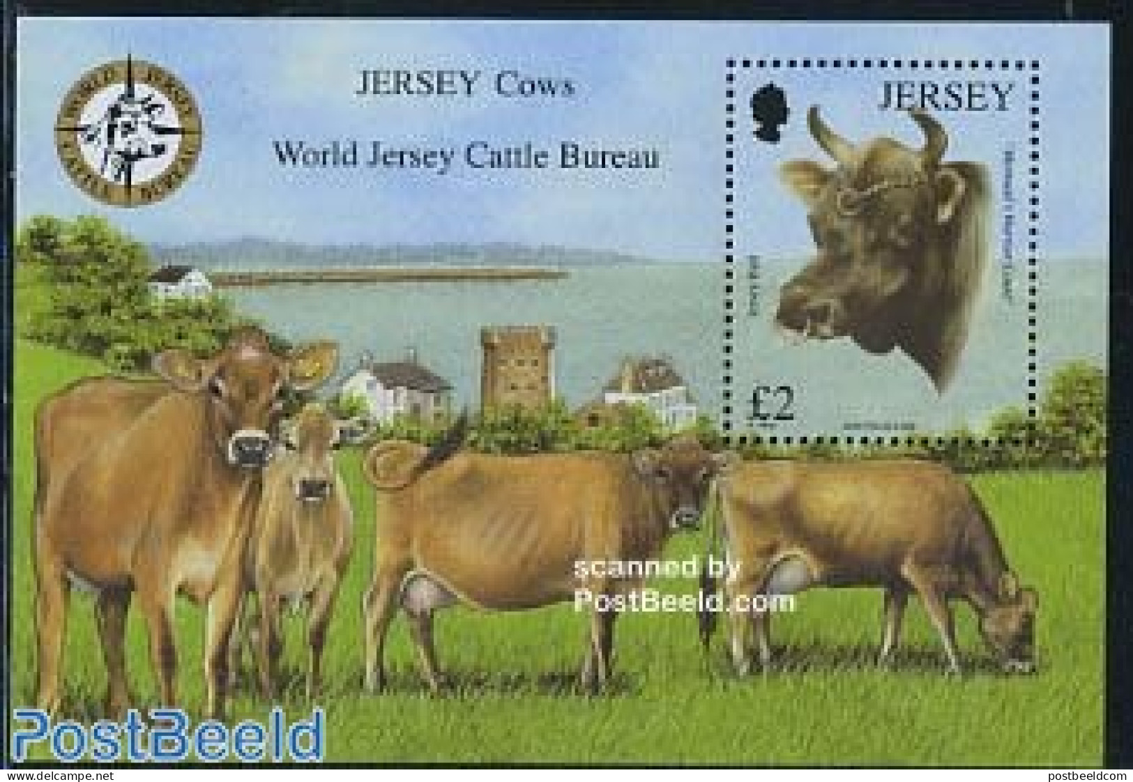 Jersey 2008 World Jersey Cattle Bureau S/s, Mint NH, Nature - Animals (others & Mixed) - Cattle - Jersey