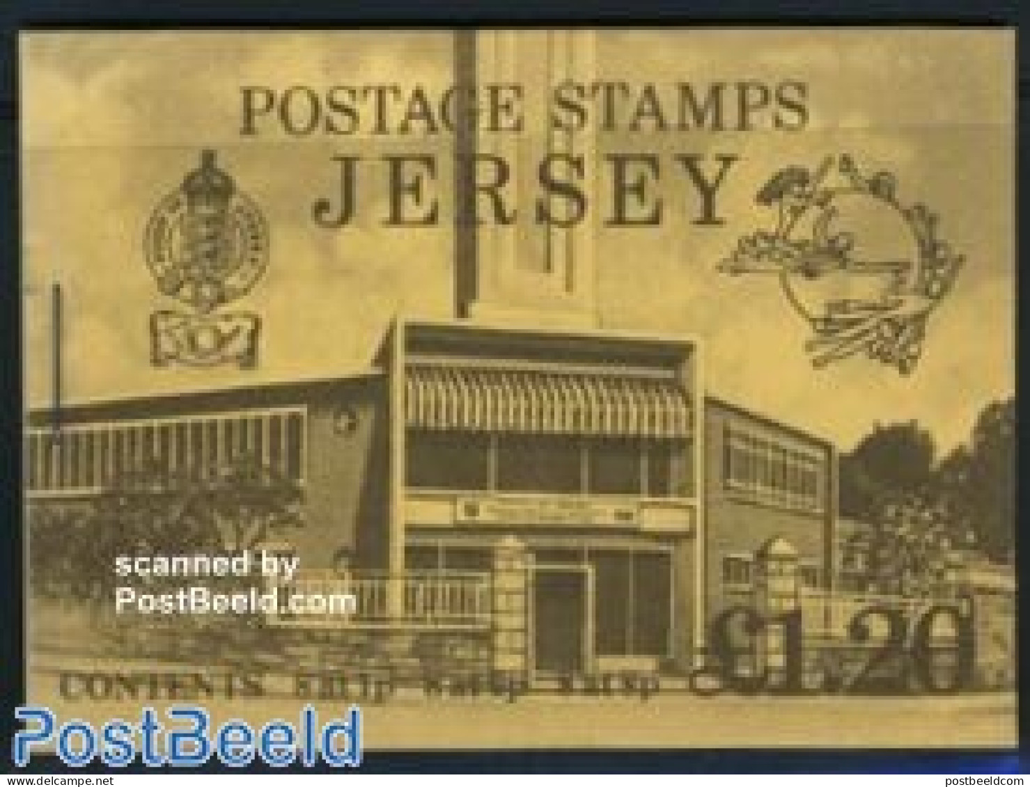 Jersey 1979 Post Office Booklet, Mint NH, History - Coat Of Arms - Post - Stamp Booklets - Post