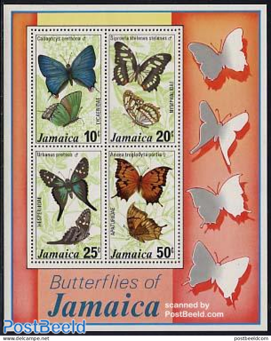 Jamaica 1978 Butterflies S/s, Mint NH, Nature - Butterflies - Jamaica (1962-...)