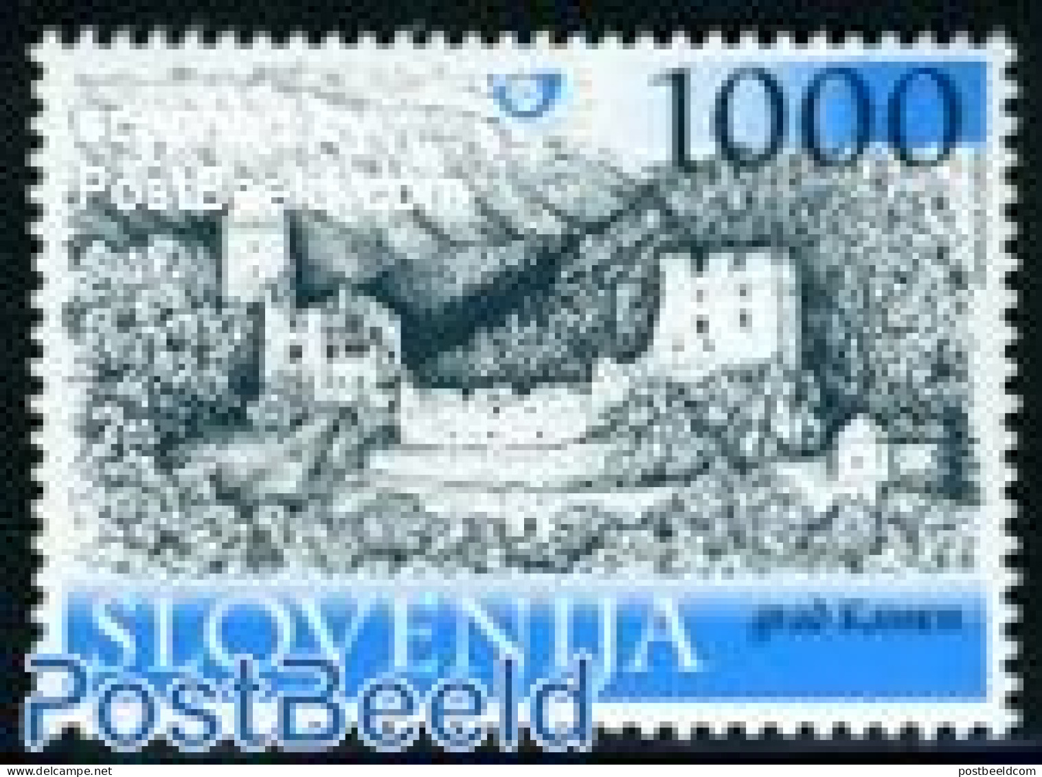 Slovenia 2003 Definitive 1000T, Mint NH, Art - Castles & Fortifications - Castillos