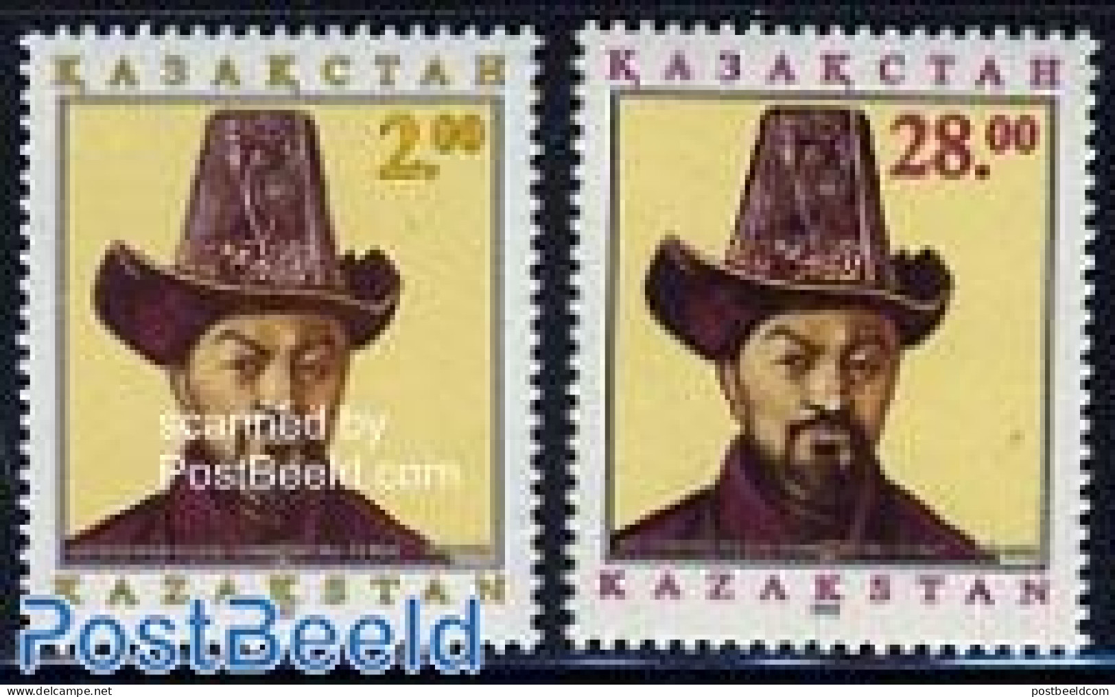 Kazakhstan 1995 Dauletkerje 2v, Mint NH, Performance Art - Music - Music