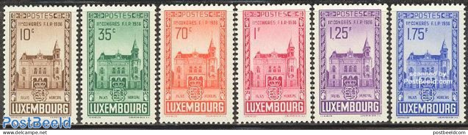 Luxemburg 1936 FIP Congress 6v, Mint NH, Philately - Neufs