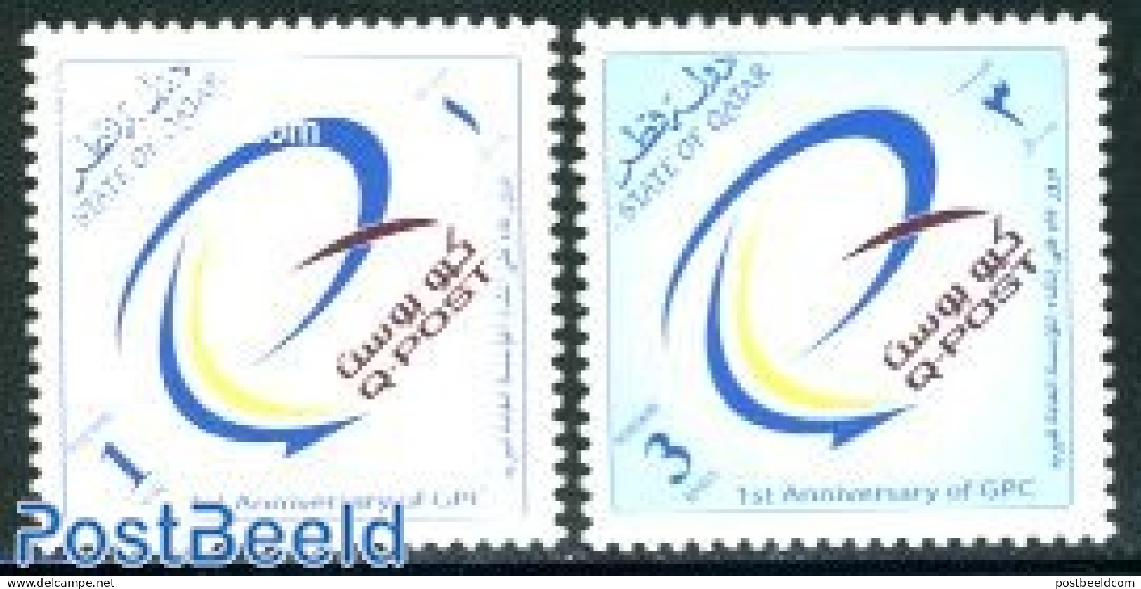 Qatar 2002 GPC 2v, Mint NH, Post - Post