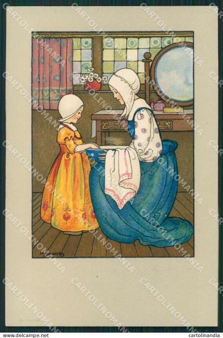 Sowerby Dutch Girl Dondorf Serie 169 ABRADED Postcard Cartolina QT6182 - Other & Unclassified