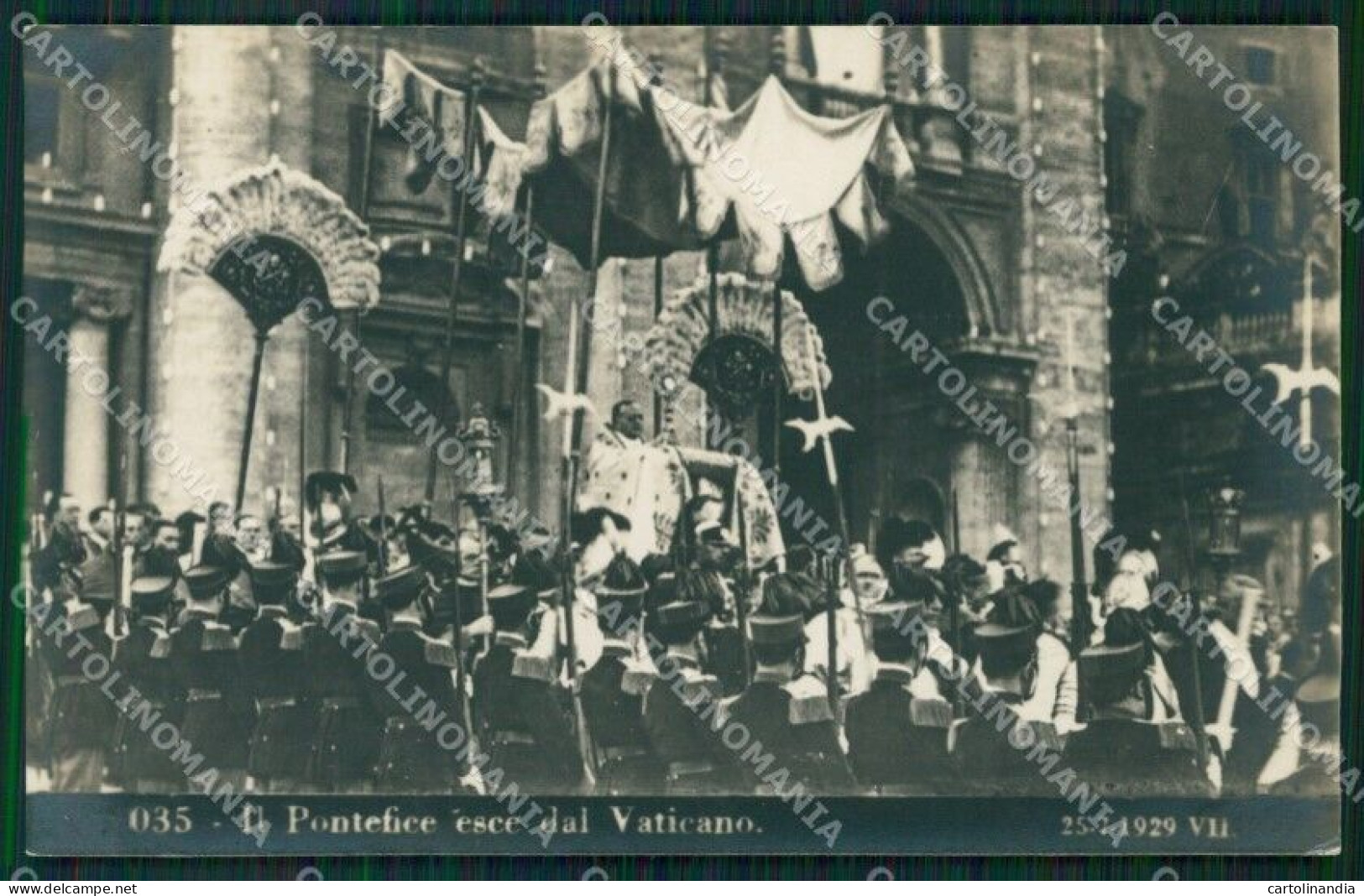 Vaticano Roma Papa Pio XI Foto Cartolina QT5162 - Sonstige & Ohne Zuordnung