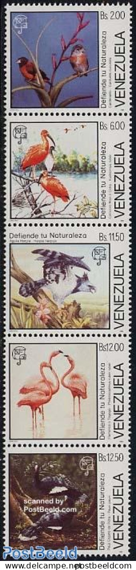 Venezuela 1988 Birds 5v [::::], Mint NH, Nature - Birds - Venezuela