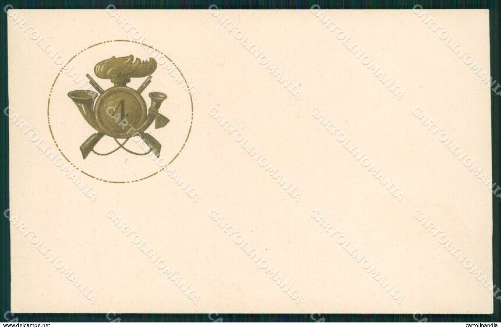 Militari Bersaglieri IV Reggimento Cartolina QT5656 - Other & Unclassified