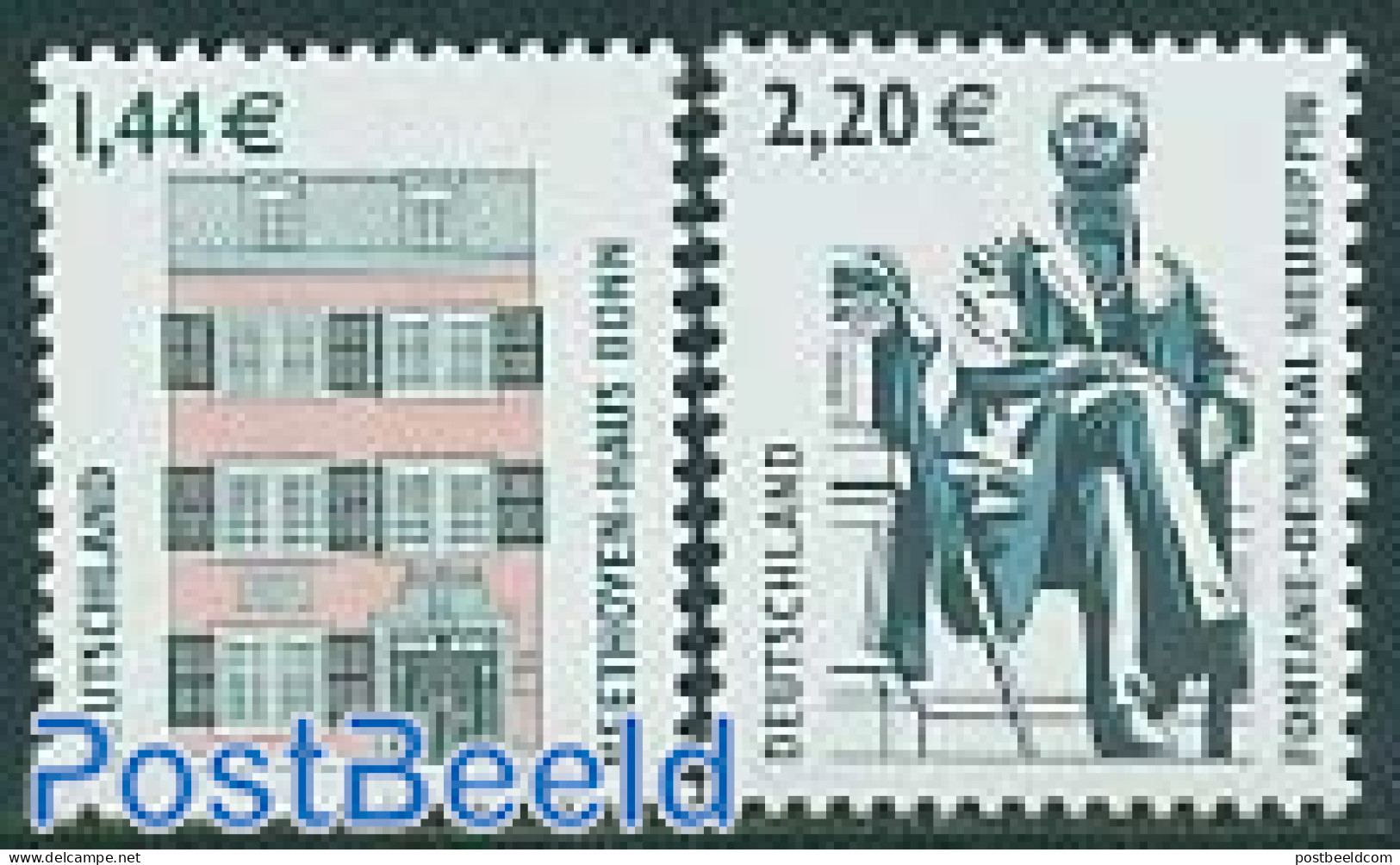 Germany, Federal Republic 2003 Definitives 2v, Mint NH, Art - Architecture - Sculpture - Unused Stamps