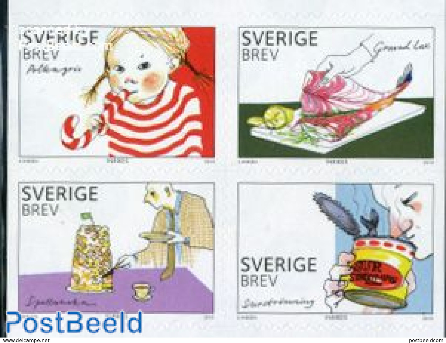 Sweden 2010 Swedish Food 4v S-a, Mint NH, Health - Food & Drink - Nuevos