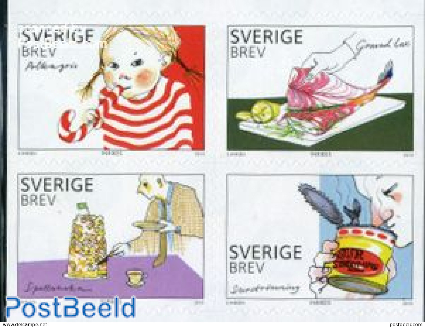 Sweden 2010 Swedish Food 4v S-a, Mint NH, Health - Food & Drink - Unused Stamps