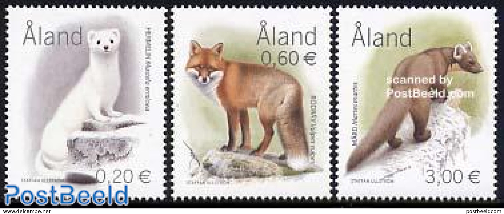 Aland 2004 Animals 3v, Mint NH, Nature - Animals (others & Mixed) - Ålandinseln