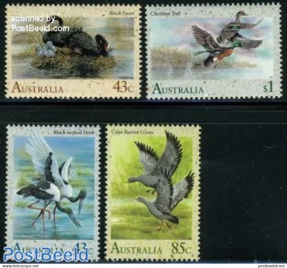Australia 1991 Water Birds 4v, Mint NH, Nature - Birds - Ongebruikt