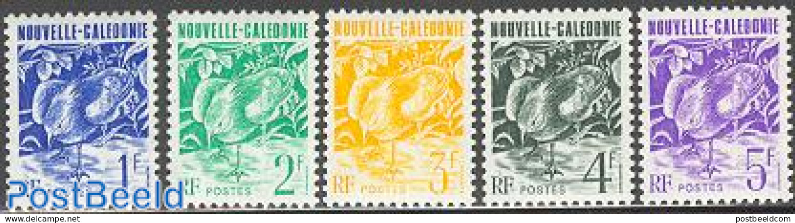 New Caledonia 1991 Definitives, Bird 5v, Mint NH, Nature - Birds - Ungebraucht