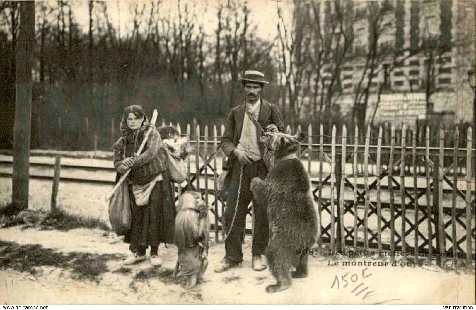 OURS - Carte Postale De Petits Métiers -- Bohémiens - Le  Montreur D' Ours - L 152047 - Orsi