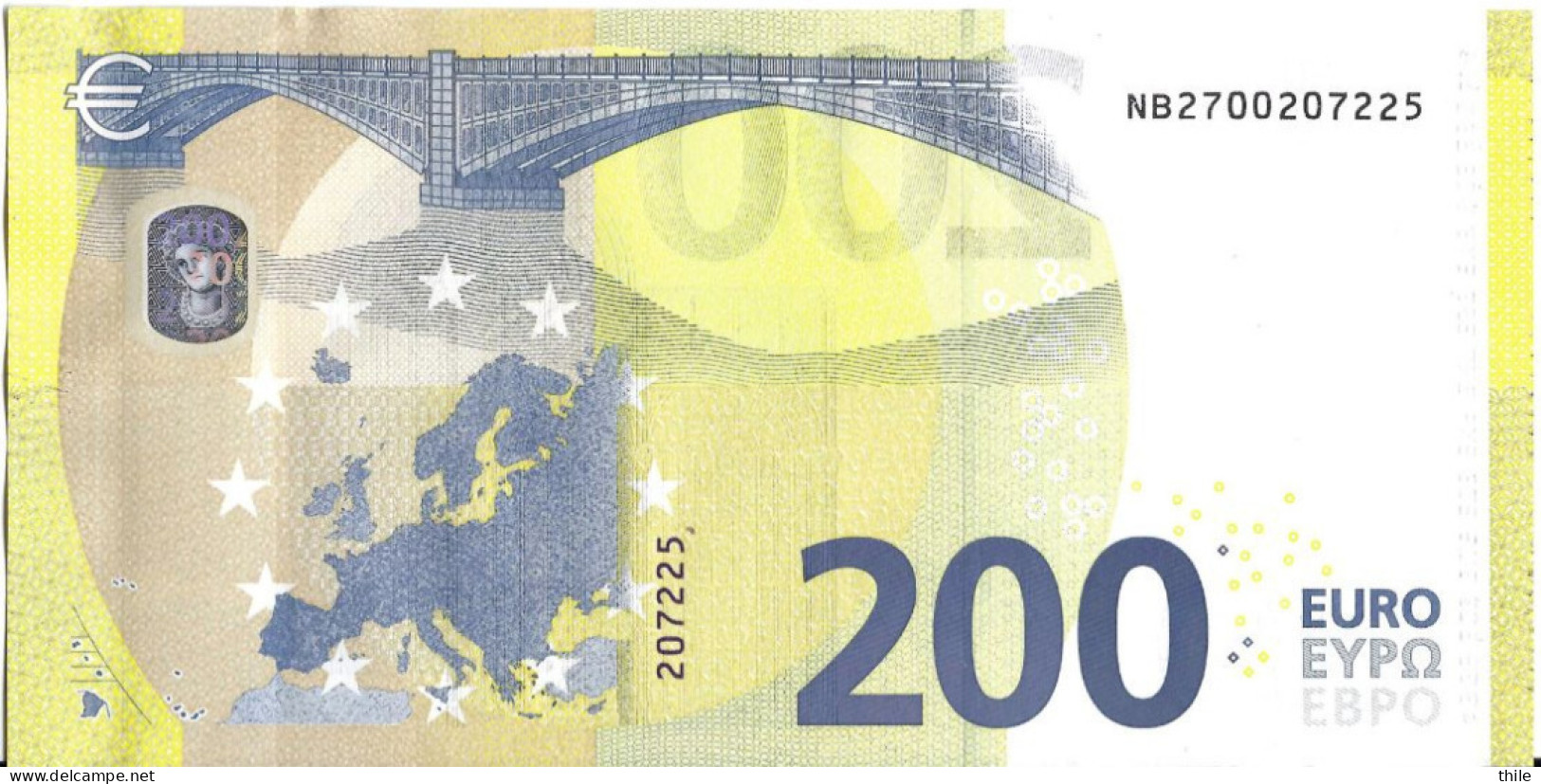 AUTRICHE - AUSTRIA - 200 € - NB - N004 G2 - UNC - Lagarde - 200 Euro