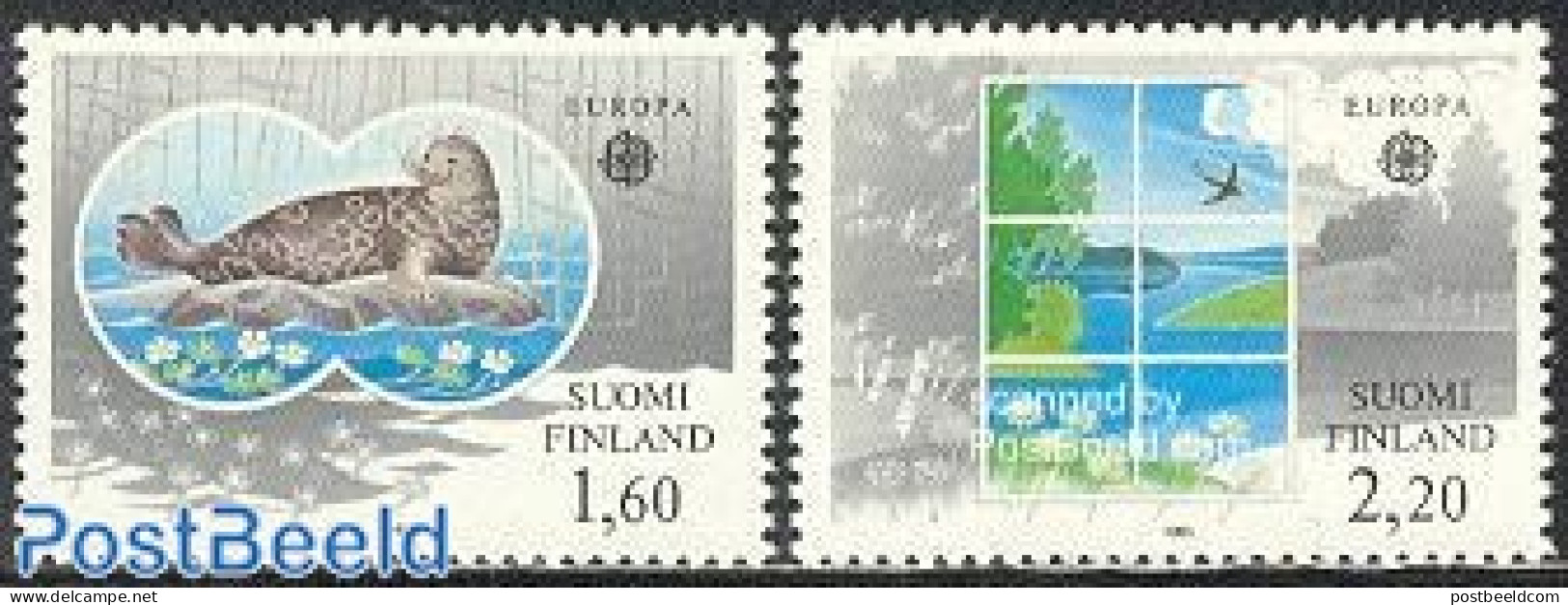 Finland 1986 Europa, Environment Protection 2v, Mint NH, History - Nature - Europa (cept) - Animals (others & Mixed) -.. - Nuevos