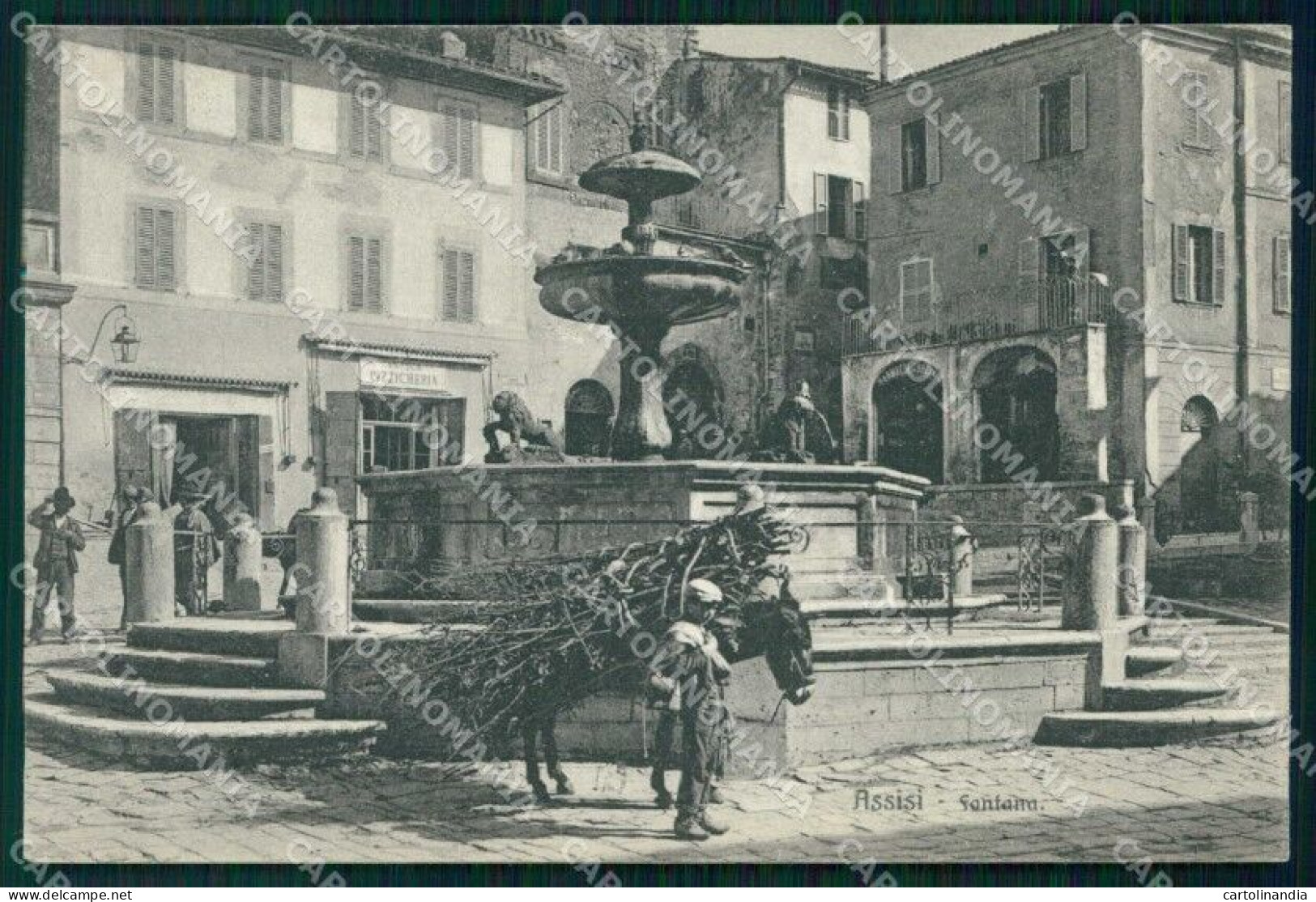 Perugia Assisi Fontana Brunner 13638 Cartolina RB5591 - Perugia