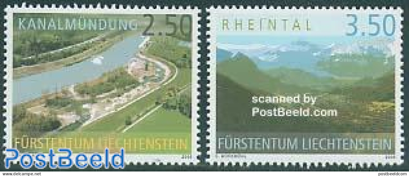Liechtenstein 2006 Liechtenstein From The Air 2v, Mint NH, Sport - Mountains & Mountain Climbing - Neufs