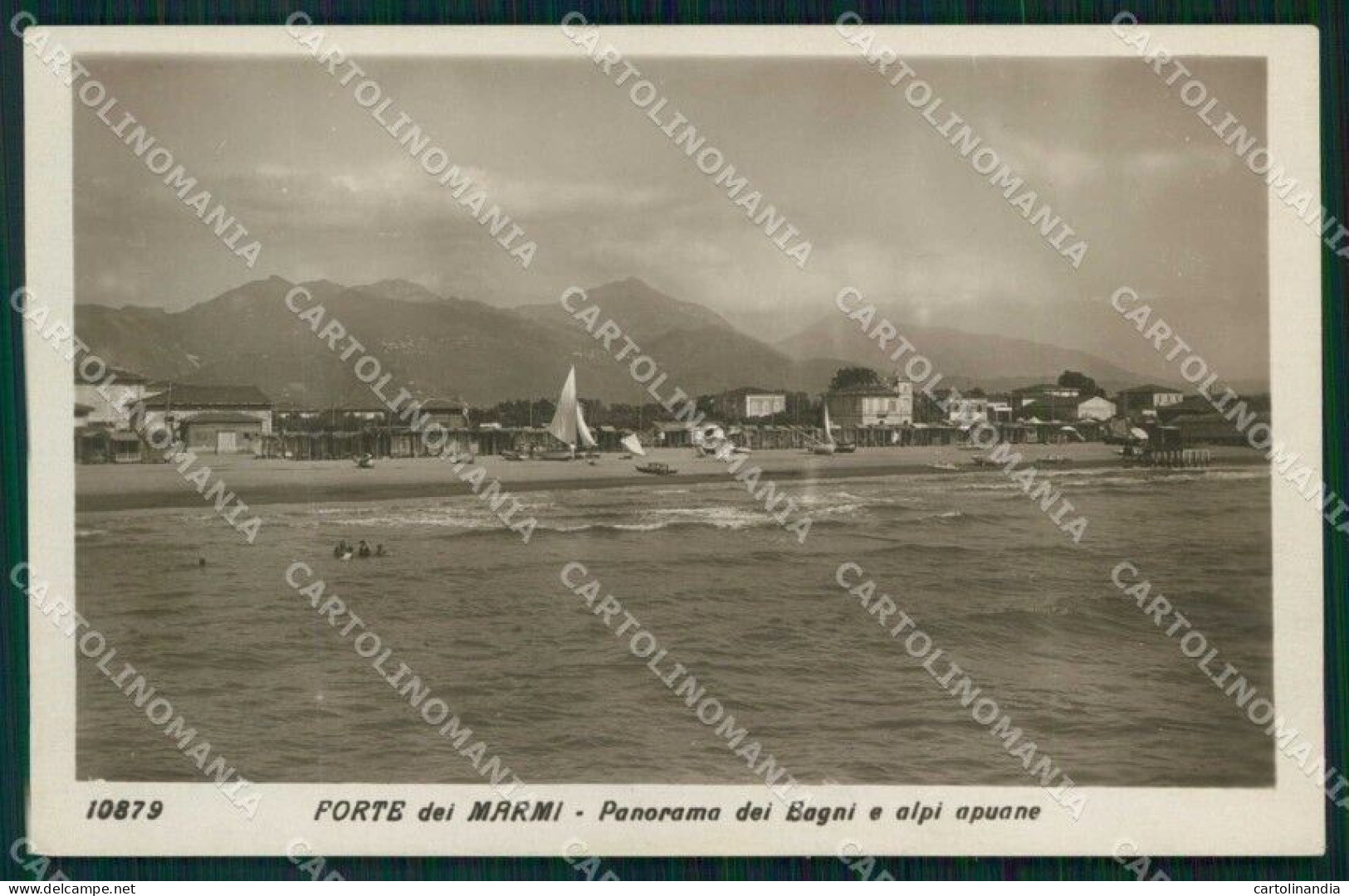 Lucca Forte Dei Marmi Spiaggia Alpi Apuane Foto Cartolina RB7736 - Lucca