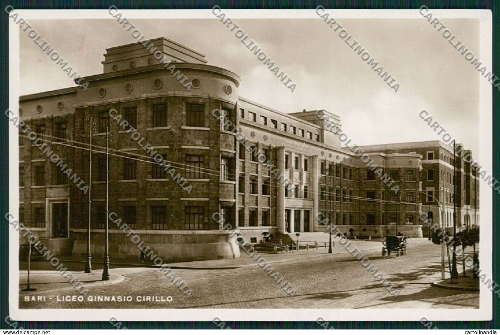 Bari Città Liceo Ginnasio Cirillo Foto Cartolina ZC2204 - Bari