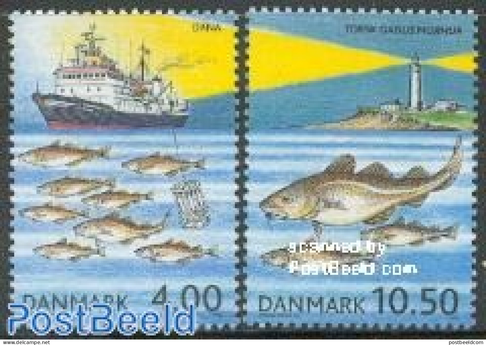 Denmark 2002 100 Year ICES 2v, Mint NH, Nature - Transport - Various - Fish - Fishing - Ships And Boats - Joint Issues.. - Neufs