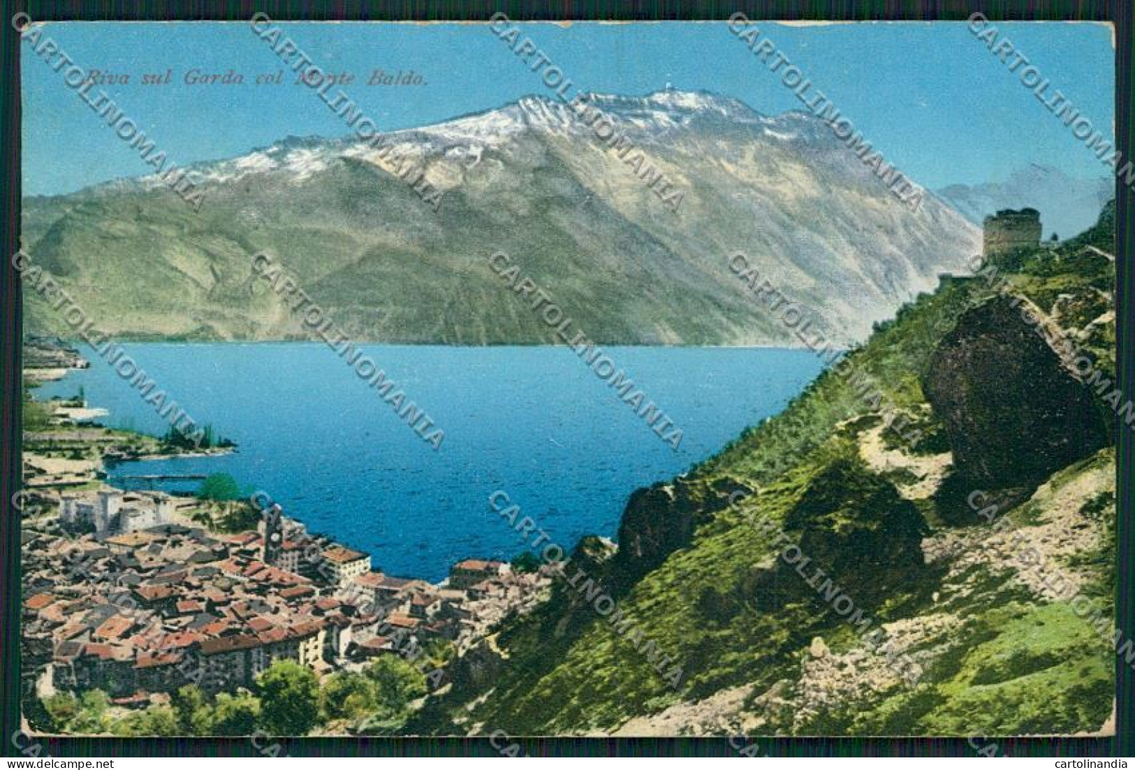 Trento Riva Del Garda SCOLLATA Cartolina ZC2391 - Trento