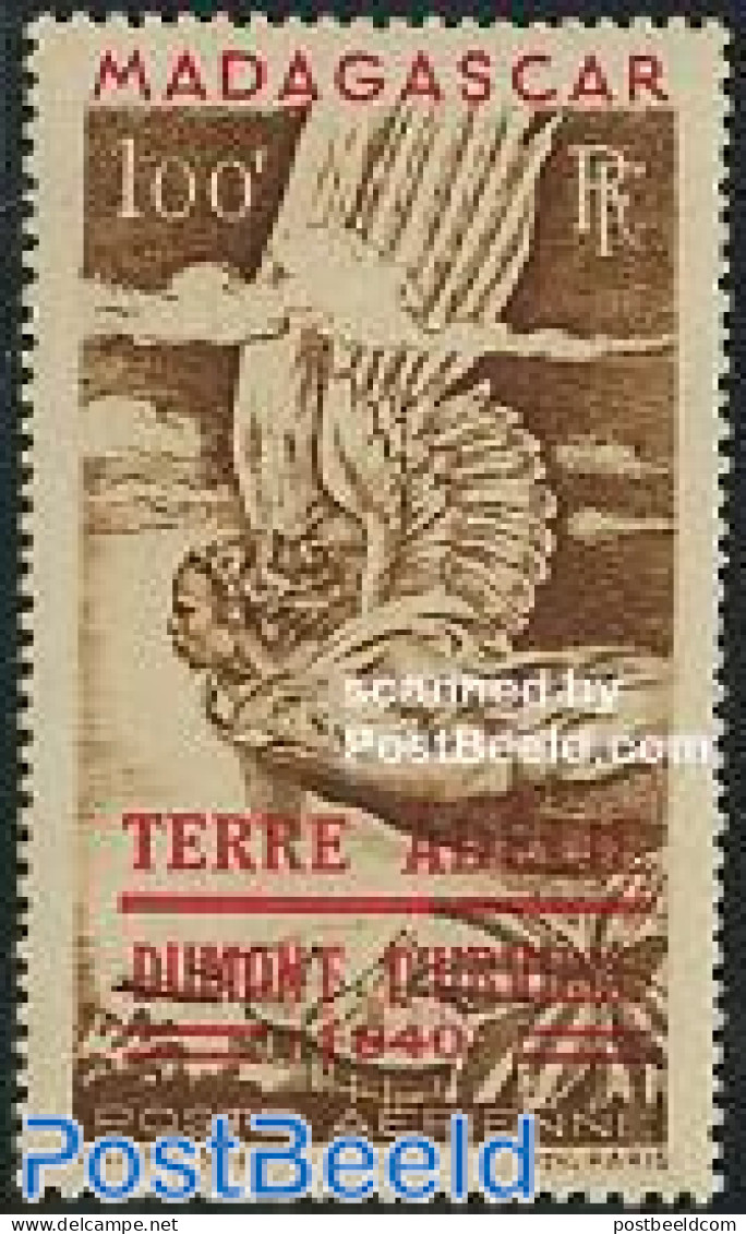 French Antarctic Territory 1948 Terre Adelie Overprint 1v, Mint NH, Religion - Angels - Nuevos